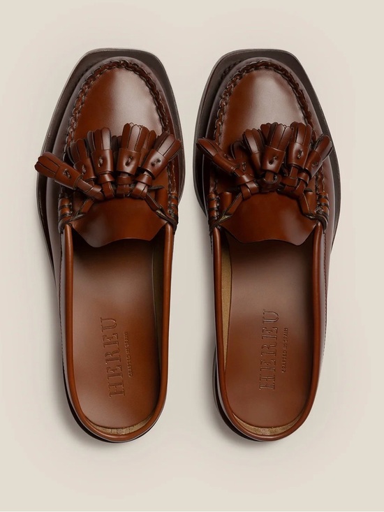 Hereu Shoes - Hereu CAIREL MULE Tasselled Mule Loafer
